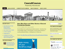 Tablet Screenshot of caucuttcaucus.com